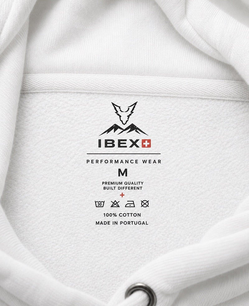 Oversized Signature Alpine white hoodie