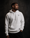 Signature Oversized Hoodie — Alpine White