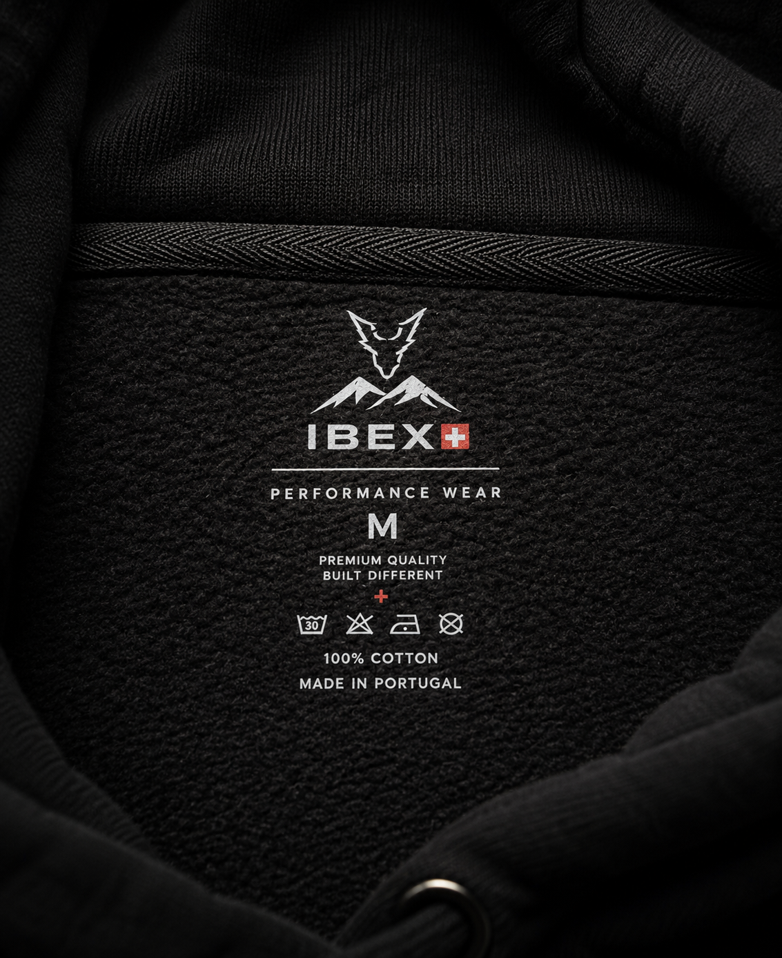 Signature Oversized Hoodie — Black