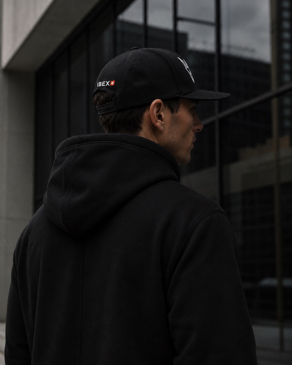 Ibex signature black snapback cap (Copy)