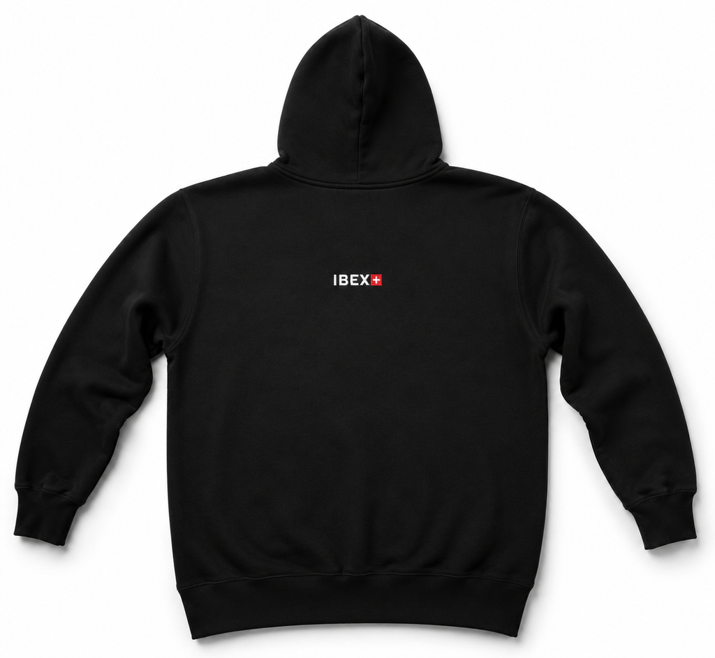 Signature Oversized Hoodie — Black