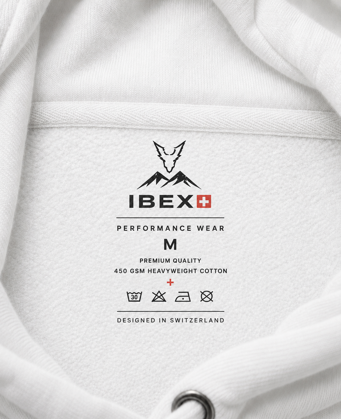 Signature Oversized Hoodie — Alpine White