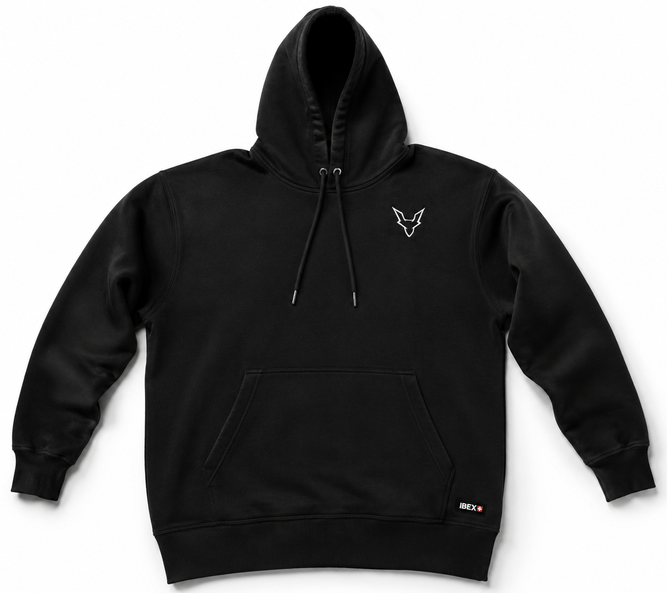 Signature Oversized Hoodie — Black
