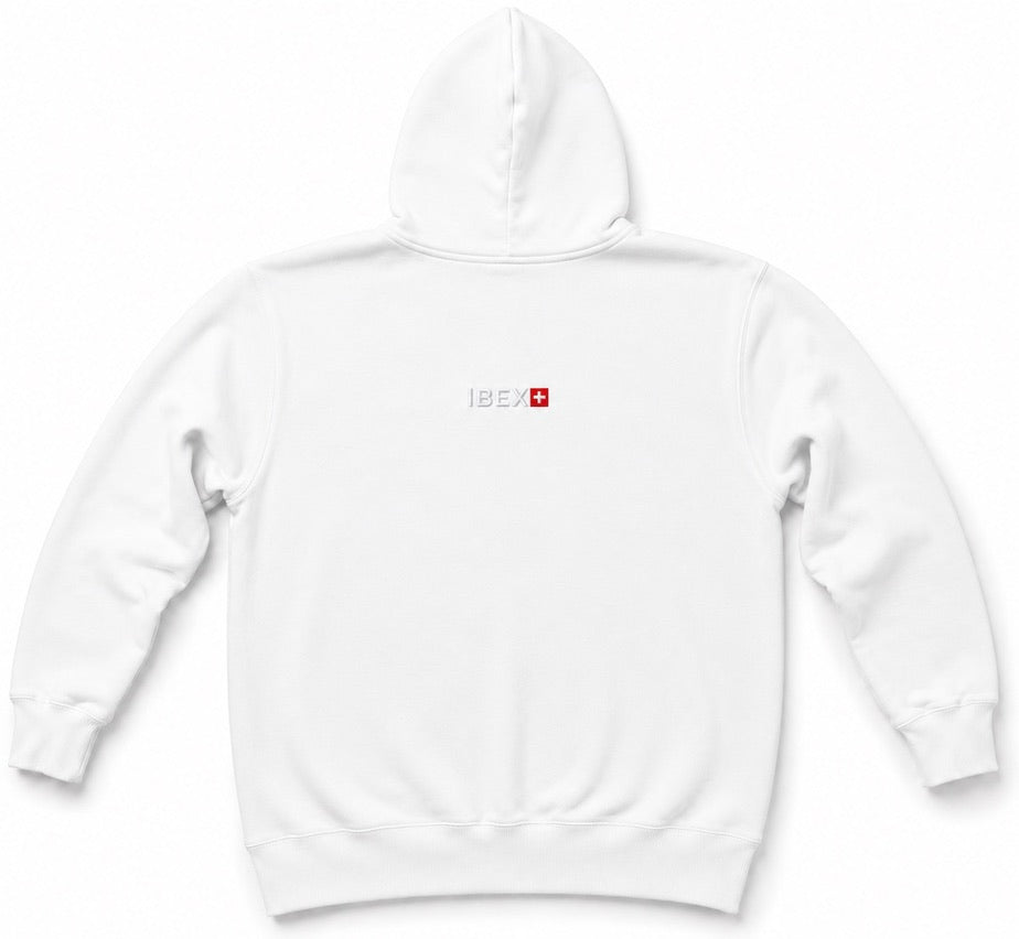 Oversized Signature Alpine white hoodie