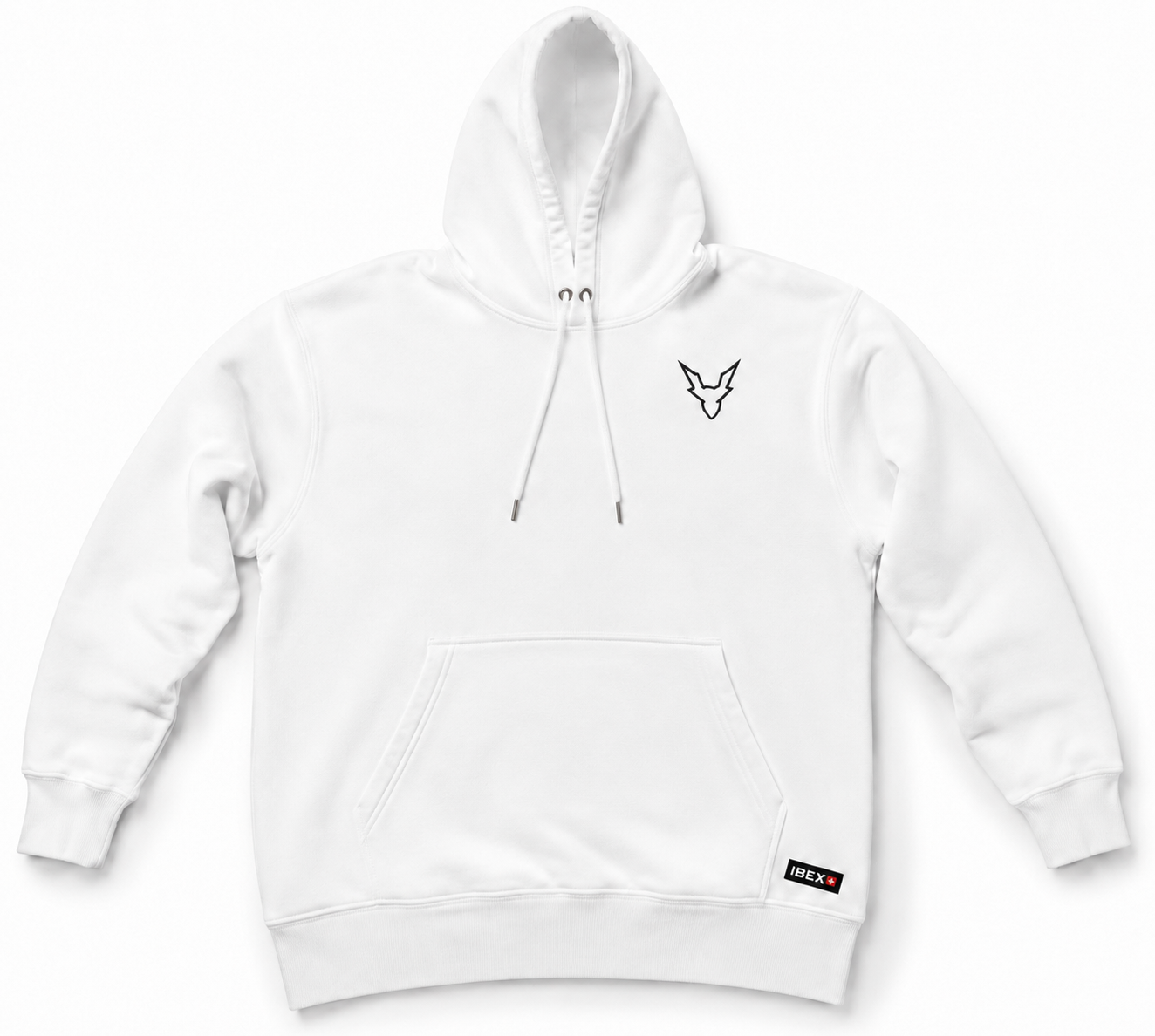 Signature Oversized Hoodie — Alpine White