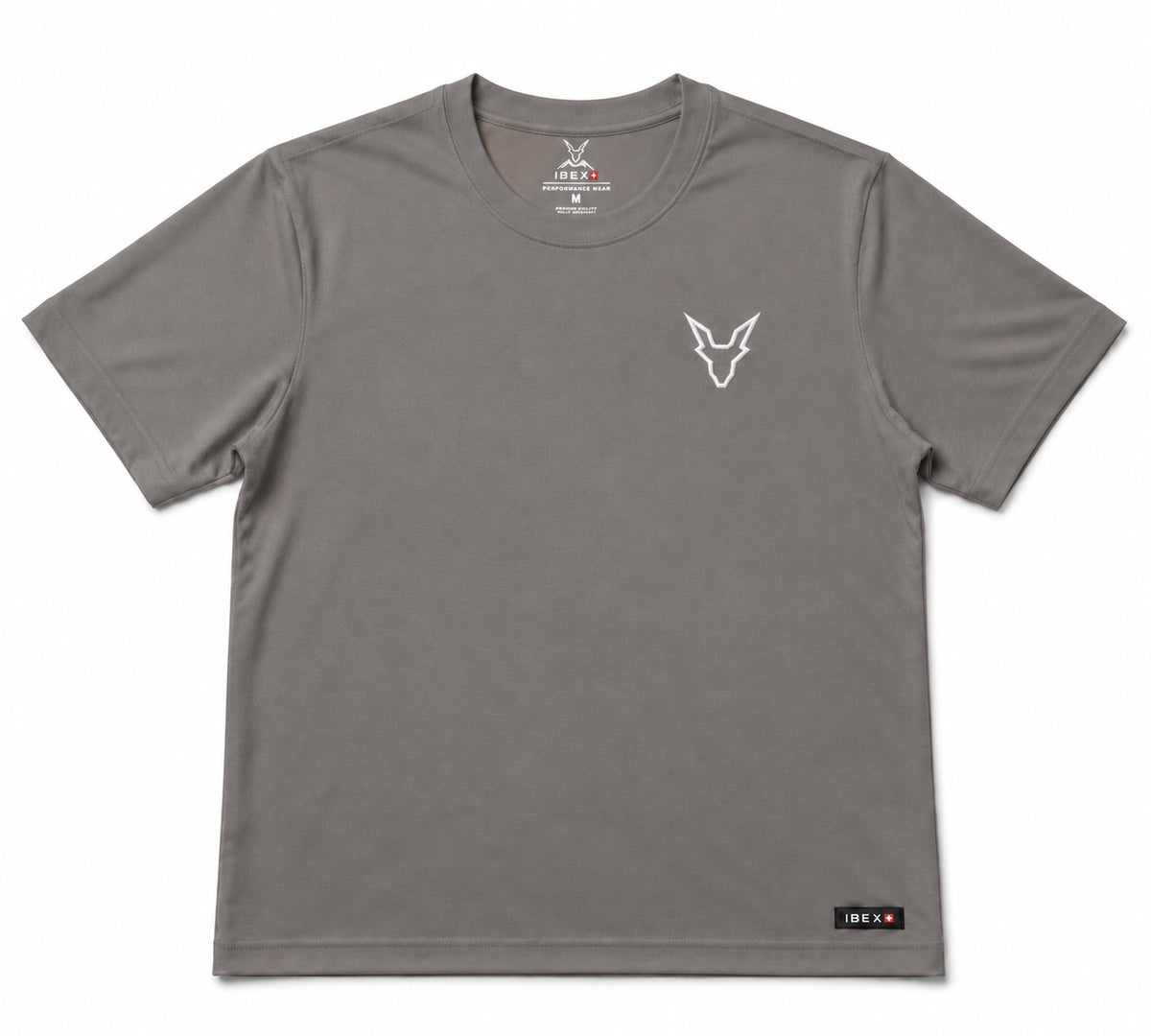 IBEX Signature T-Shirt Smoke Grey vue de face