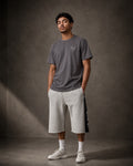 IBEX Signature T-Shirt Smoke Grey porté par un modèle